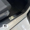 Накладки на внутренние пороги Citroen С3 III 2016- 2 шт на Пластик Premium NataNiko
