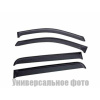 Дефлектори вікон Opel Combo 2012-2018/Fiat Doblo 2010-/2015- з хромом (4 шт) - Niken