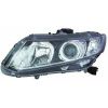 Фара передня Honda Civic 9 11-13 SDN лів. (ел) (з коректором) (без ламп) (H11HB3WY21WW215W) (EUR - DEPO