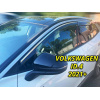 Вітровики для Volkswagen ID.4 2021+ ХРОМ нерж. з хром полоскою (Defl)