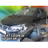 Вітровики для Seat Leon 2012-2020 5D (вставні, кт - 4шт) (Heko) 28239