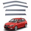 Ветровики для Skoda Fabia 2014-2021 3 (TAN)