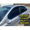 Ветровики для Mercedes E-class W-211 2003-2009 Sedan (Defl) Q2