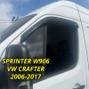 Ветровики для Mercedes Sprinter 2006-2017 / VW Crafter (Defl) Q2