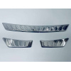 Накладка на задній бампер для Volkswagen Tiguan 2007-2015 "Хром-нерж" (TAN24)