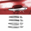 Накладки на ручки для Peugeot Partner Rifter 2019- / 508 2010- хром-нерж, 4 шт (TAN24)