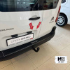 Накладки на бампер з загином CITROEN BERLINGO II 2008- нержавейка + плівка Карбон NataNiko