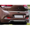 Hyundai i20 (2014-2018) Накладка на задний бампер (нерж) нижняя - OMSALINE