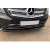Mercedes Vito W447 (2014-) Накладки на решітку бампера (2 шт, нерж) вантажний (Black Chrome) - OMSALINE