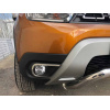 Renault Duster (2018-) Накладки на протитуманки (2 шт, нерж) - OMSALINE