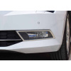 Skoda Superb (2016-) Окантовка противотуманных фонарей (2 шт, нерж.) - OMSALINE