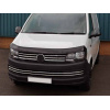 Volkswagen T6 (2015-2019) Накладки на решітку радіатора (4 шт, нерж) - OMSALINE