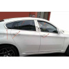 BMW X6 (E71) 2008-2014 Окантовка скла (10 шт, нерж.) - Carmos