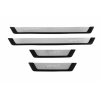 Ford Courier 2014 - Накладки на пороги (4 шт) - OMSALINE
