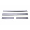 Toyota Auris 2007-2012 Накладки на пороги (4 шт, нерж) - Carmos