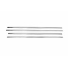 Volkswagen Golf 7 Нижние молдинги стекла Black Chrome (4 шт) - Carmos