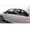Seat Toledo 2012- Нижні молдинги скла (4 шт, нерж) - Carmos