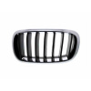 Решетка радиатора BMW X5 (F15)/X6 (F16) 2014-2018 правая хром, ребра черн. - AVTM
