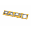 Эмблема "Rapid" для Skoda Rapid 2012- (130 х22мм) - AVTM