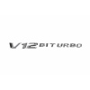 Эмблема "V12 Biturbo" для Mercedes G сlass/Vito/A-class/S-Class/GL/ML (хром) - AVTM