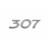 Емблема "307" для Peugeot 307 (105х30мм) - AVTM