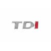 Эмблема "TDI" для Volkswagen Jetta 2011-2018 (TD-хром, I-красная) - AVTM