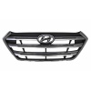 Решітка радіатора Hyundai Tucson 15-18 (TL) світло-сірий металік +хром. - AVTM