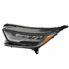 Фара передня Honda CRV 17-20 передн. лів. (мех) (без ламп) (LED) (жовта вставка) - DEPO