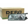 Фара передня Hyundai Pony/Excel 92-94 передн. лів. (мех) (без ламп) (H4/W5W) - DEPO