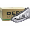 Фара передня Hyundai Santa Fe III 12-16 передн. лів. (ел) (без ламп) (H7*2/PY21W/LED) біла вставка) - DEPO