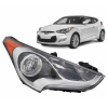 Фара передня Hyundai Veloster 12-17 передн. пра. (ел) (без ламп) (H7.1156a.LED.W5W) (жовта вставка г - DEPO