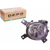 Фара противотуманная Audi A3 03-12/A4 05-08 (B7) передн. лів. (без ламп). (H11). - DEPO