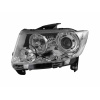 Фара передня Jeep Compass 11-16 передн. лів. (ел) (з коректором) (без ламп) (H9/P27/7W/WY21W) (чорн. - DEPO