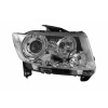 Фара передня Jeep Compass 11-16 передн. пра. (ел) (з коректором) (без ламп) (H9/P27/7W/WY21W) (чорн. - DEPO