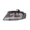 Фара передня Audi A4 08-12 (B8) пра. (ел) (з коректором) (без ламп) (H7H7PY24WSP13W*2) (біла вста - DEPO