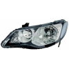 Фара передня Honda Civic 8 06-09 SDN лів. (ел) (без коректора) (без ламп) (HB3HB4WY21WW5W) (чорн) - DEPO