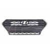 Решетка радиатора Hyundai Accent V 17-20 чорн. +хром. молдинг - AVTM