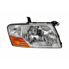 Фара передня Mitsubishi Pajero III (V60/V70) 03-07 передн. пра.(мех/ел) (без ламп) (H4/W21W/W5W) (хр - DEPO