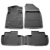 3D коврики для Peugeot 407 (2004-2011) с бортиками 30 мм (Stingray)