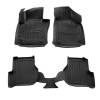 3D коврики для Seat Leon II (1P) (2005-2012) с бортиками 30 мм (Stingray)