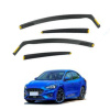 Дефлекторы окон (ветровики) для Ford Focus Sedan / HB 2011-2017 вставные (HAWK)