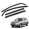 Дефлектори вікон (вітровики) для Hyundai Tucson II 2010-2015 IX35 вставні (HAWK)