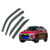 Дефлектори вікон (вітровики) для Mitsubishi Eclipse Cross 2018+ з нерж. хром полоскою (HAWK)