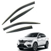 Дефлекторы окон (ветровики) для Renault Arkana 2019-2022 / MX3 2021+ с хром полоской (HAWK)