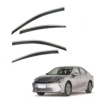 Дефлектори вікон (вітровики) для Toyota Camry V80 2024+ Sedan з нерж. хром полоскою (HAWK)