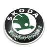 Эмблема решетки радиатора Skoda Octavia A5 04-12/Superb 01-08/Fabia/Roomster 07-14/Yeti 10-13 зелен - AVTM