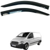 Дефлекторы окон Mercedes Vito W-639 Viano 2003-2015 (на скотче) (DEFL LUX)