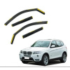 Дефлектори вікон BMW X3 2011-2017 вставні (HAWK)