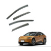 Дефлекторы окон Toyota Bz5 2025 нерж. з хром полоскою (HAWK)