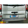 Opel Vivaro (2001-2010) Порог заднего бампера (нерж.) - Omsa Line